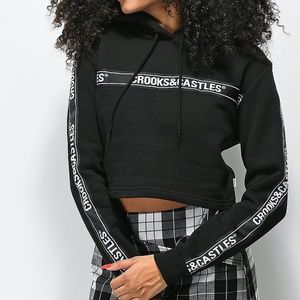 Cropped Crooks&Castles hoodie